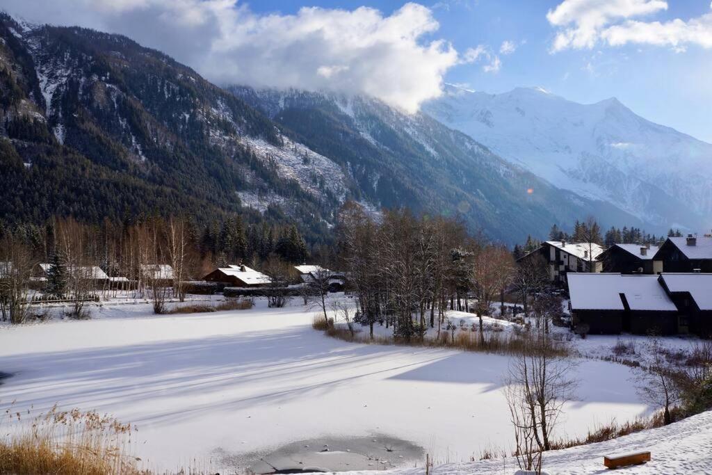 Modern 2Br 5* Pool Gym Spa Garage Mont-Blanc View Chamonix Exterior photo