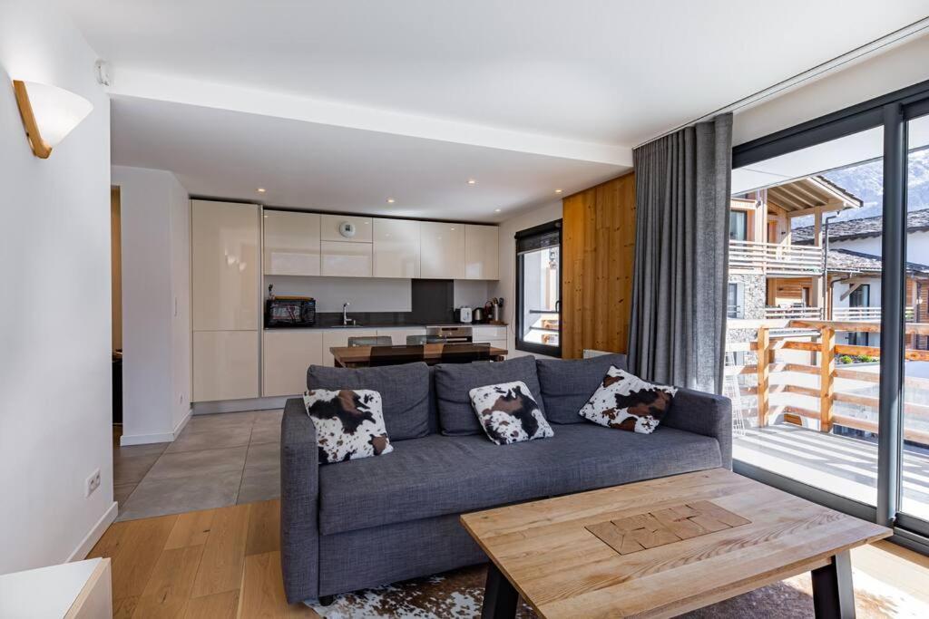 Modern 2Br 5* Pool Gym Spa Garage Mont-Blanc View Chamonix Exterior photo